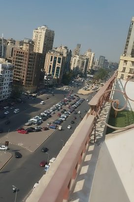 شقة على ش جامعة الدول وخلفية على نادي الصيد