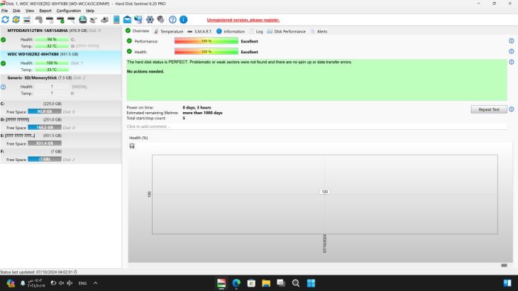 Wd blue 1tb hdd hard disk pc 5400 rpm هارد  د