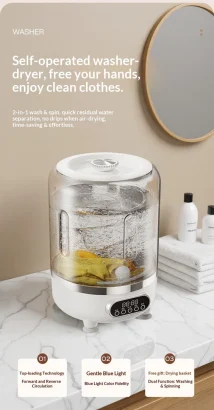 WashMaster Mini غسالة متعددة الاستخدامات 3×1