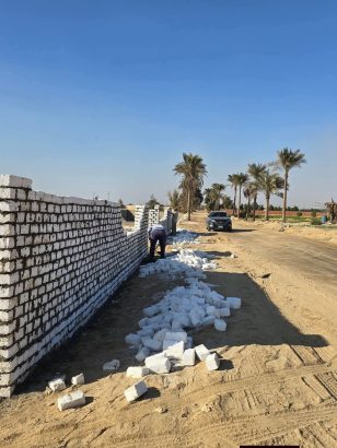 قطعة ارض مباني 300متر كاش 90 الف قسط 105 الف