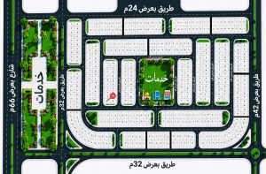 قطعة ارض ٢٠٩م فى الحى ال٢٣ مجاورة ٦ القطعة ه